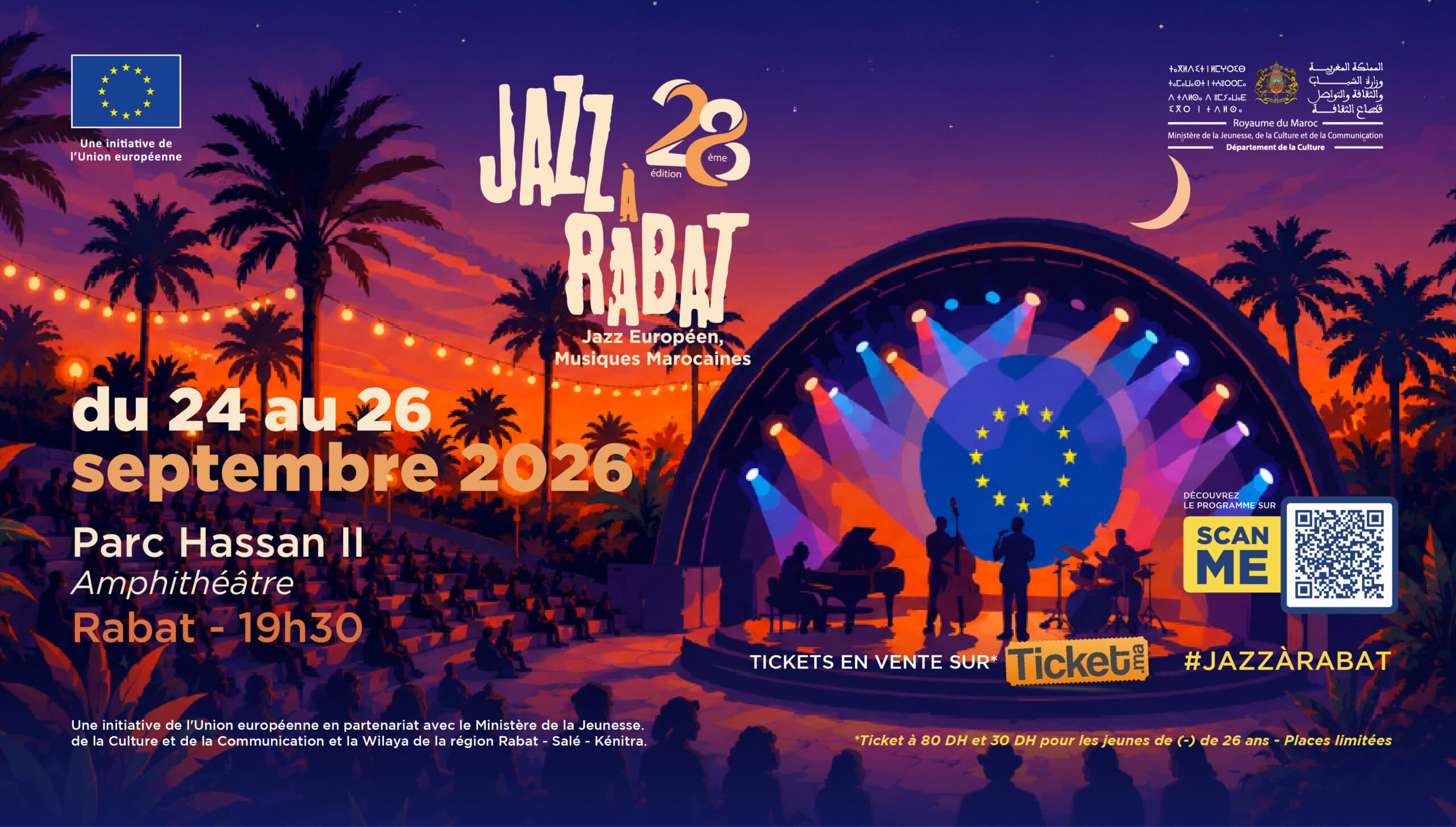 Jazz à Rabat de l’Union européenne – 28e édition