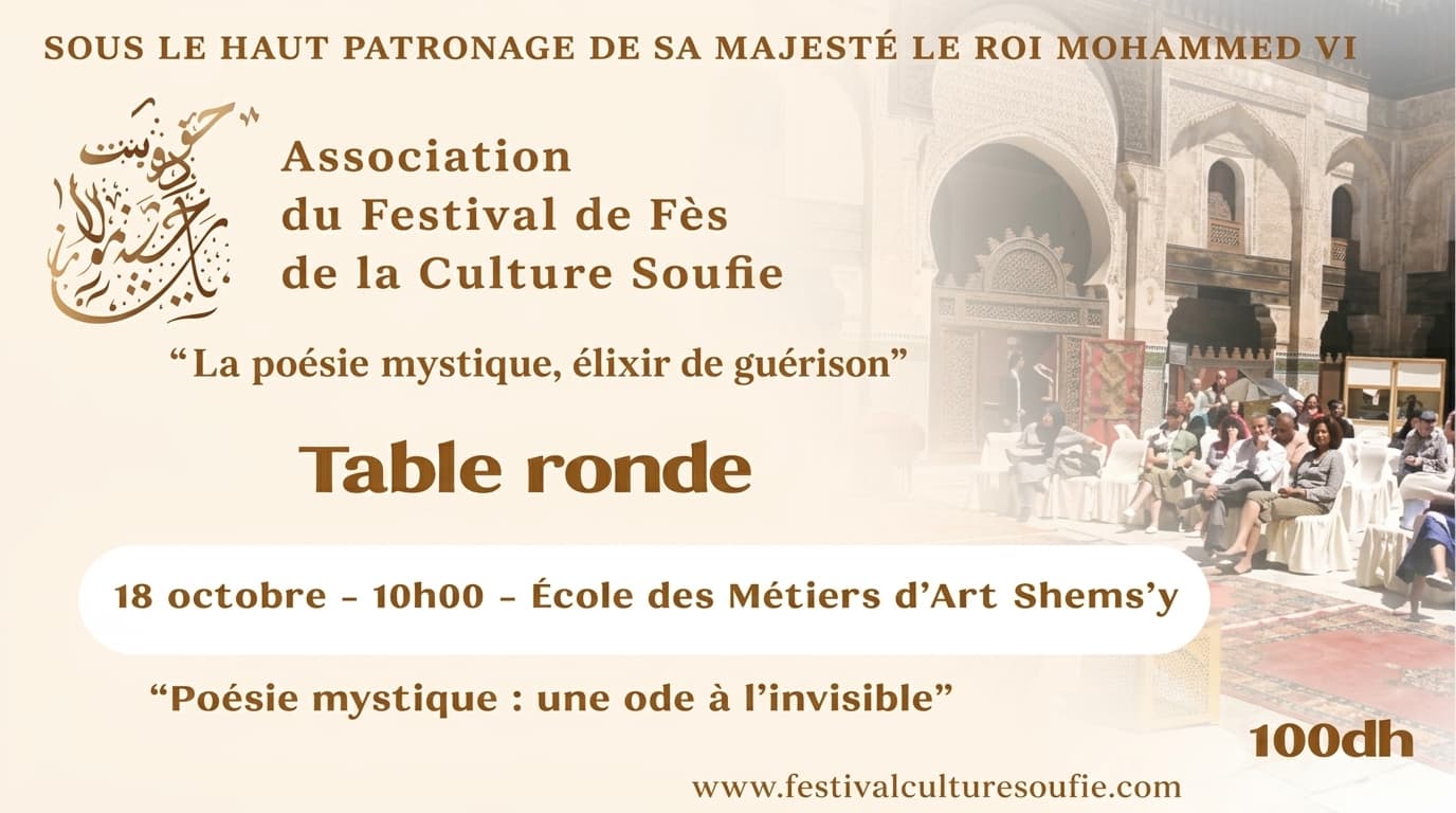 Table ronde : “Poésie mystique : une ode à l’invisible”