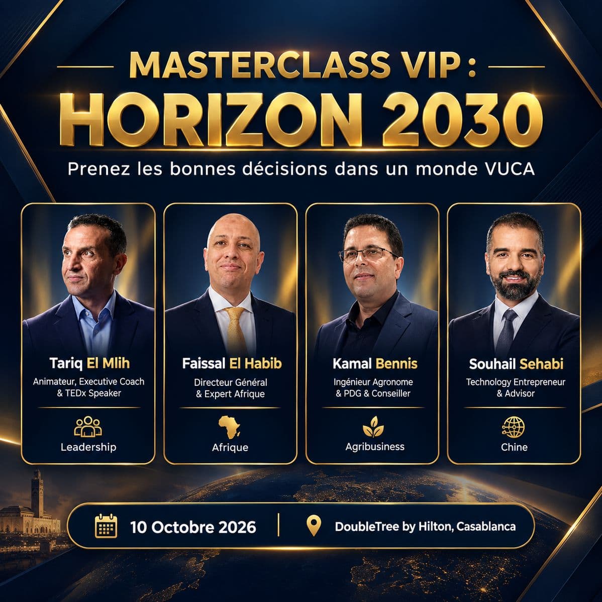 Masterclass VIP : Manager Morocco – Horizon 2030