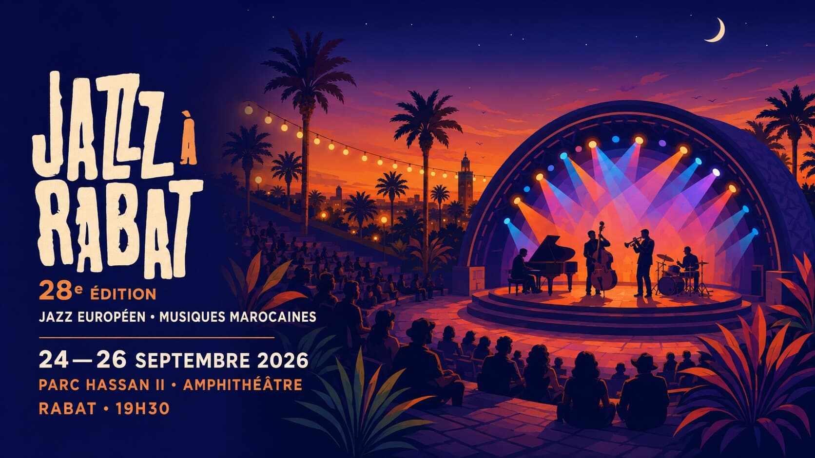 جاز في الرباط 2026 — الدورة الثامنة والعشرون