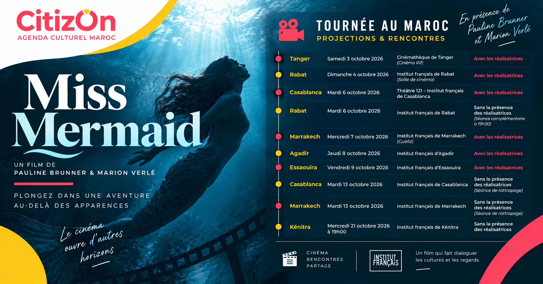 Miss Mermaid – screenings in Marrakech