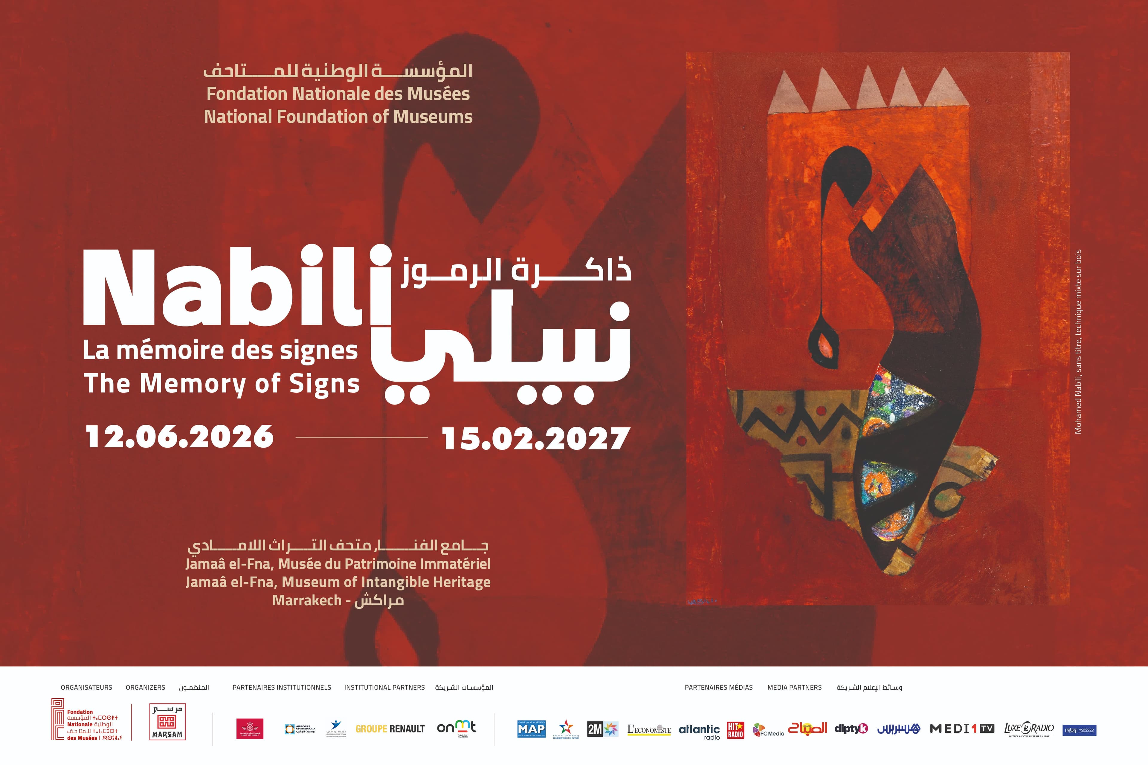 Mohamed Nabili — La Mémoire des Signes à Marrakech