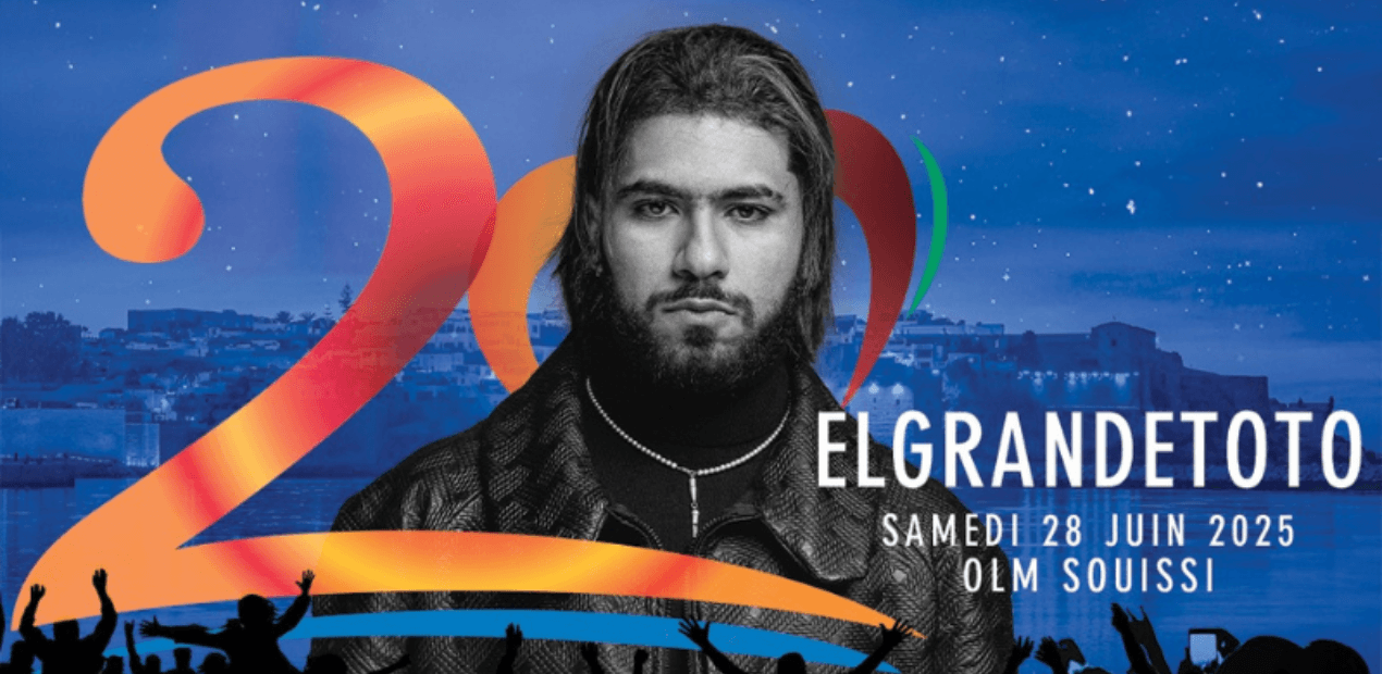 ElGrandeToto en concert le 28 juin à Rabat dans le cadre du Festival Mawazine 2025