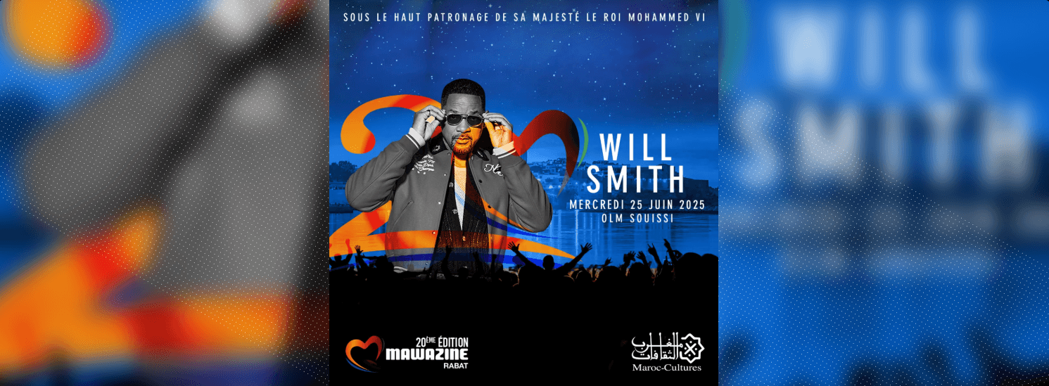 WILL SMITH EN SHOW EXCEPTIONNEL LE 25 MAI À RABAT POUR MAWAZINE 2025 !