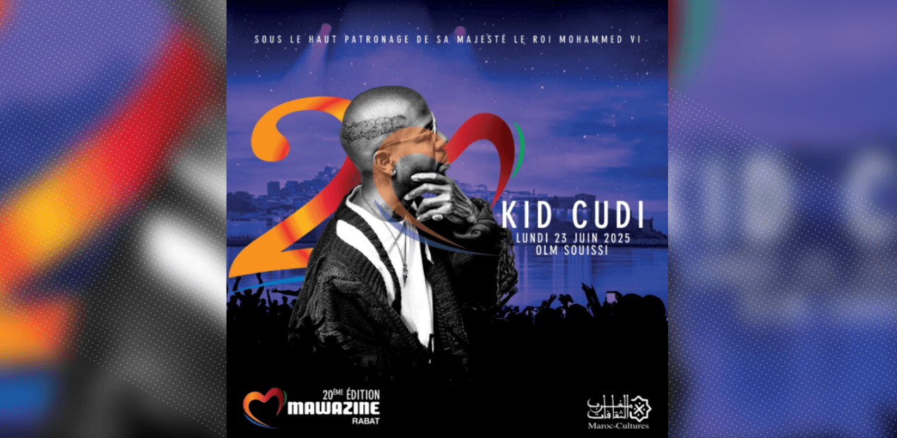 KID CUDI EN CONCERT À RABAT : UNE EXPÉRIENCE MUSICALE UNIQUE AU FESTIVAL MAWAZINE 2025 !
