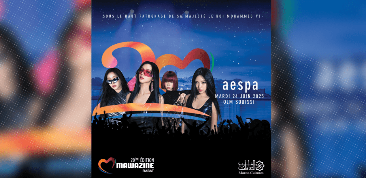 AESPA EN CONCERT À RABAT : LA VAGUE K-POP DÉFERLE AU FESTIVAL MAWAZINE 2025 !