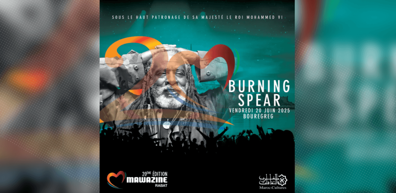 BURNING SPEAR À BOUREGREG : LE REGGAE AUTHENTIQUE À L’HONNEUR POUR LE FESTIVAL MAWAZINE 2025