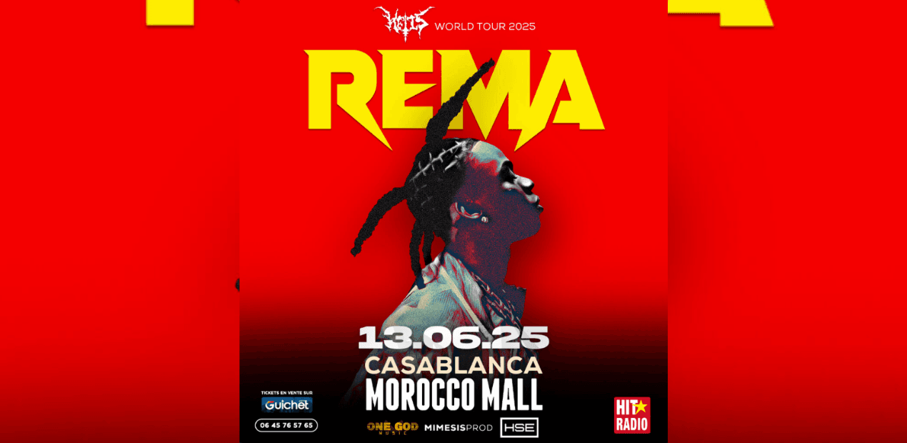 REMA en Live à Casablanca : Une Nuit Inoubliable au Morocco Mall
