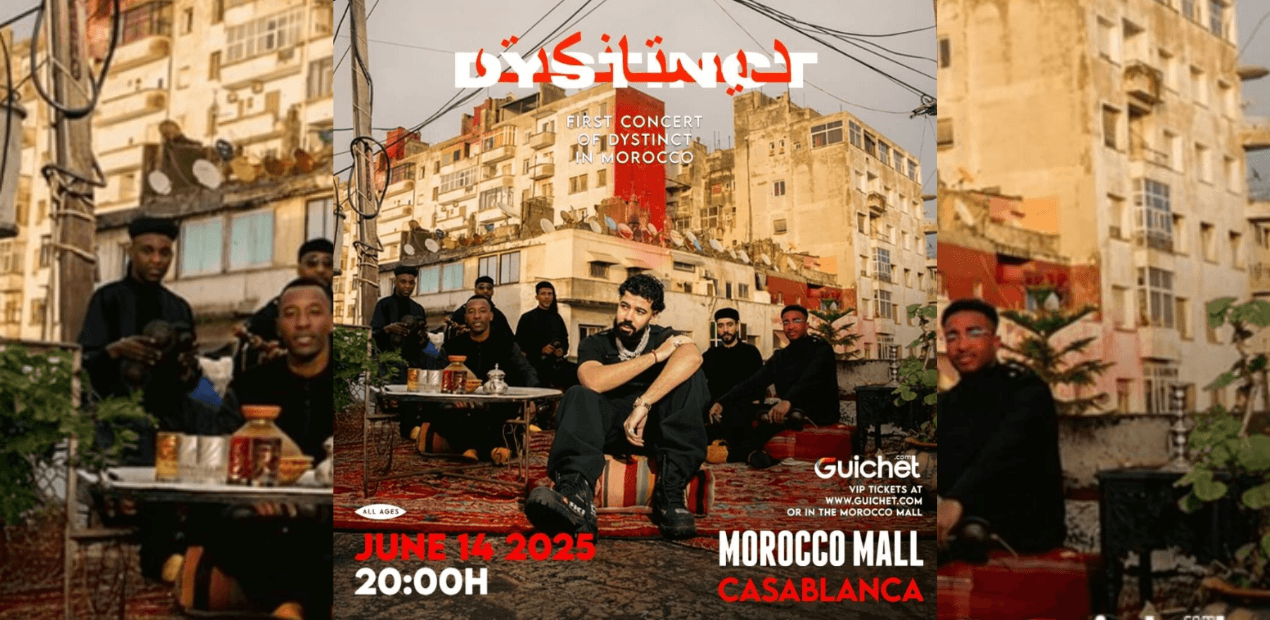 DYSTINCT au Morocco Mall : Un Premier Concert Inédit au Maroc