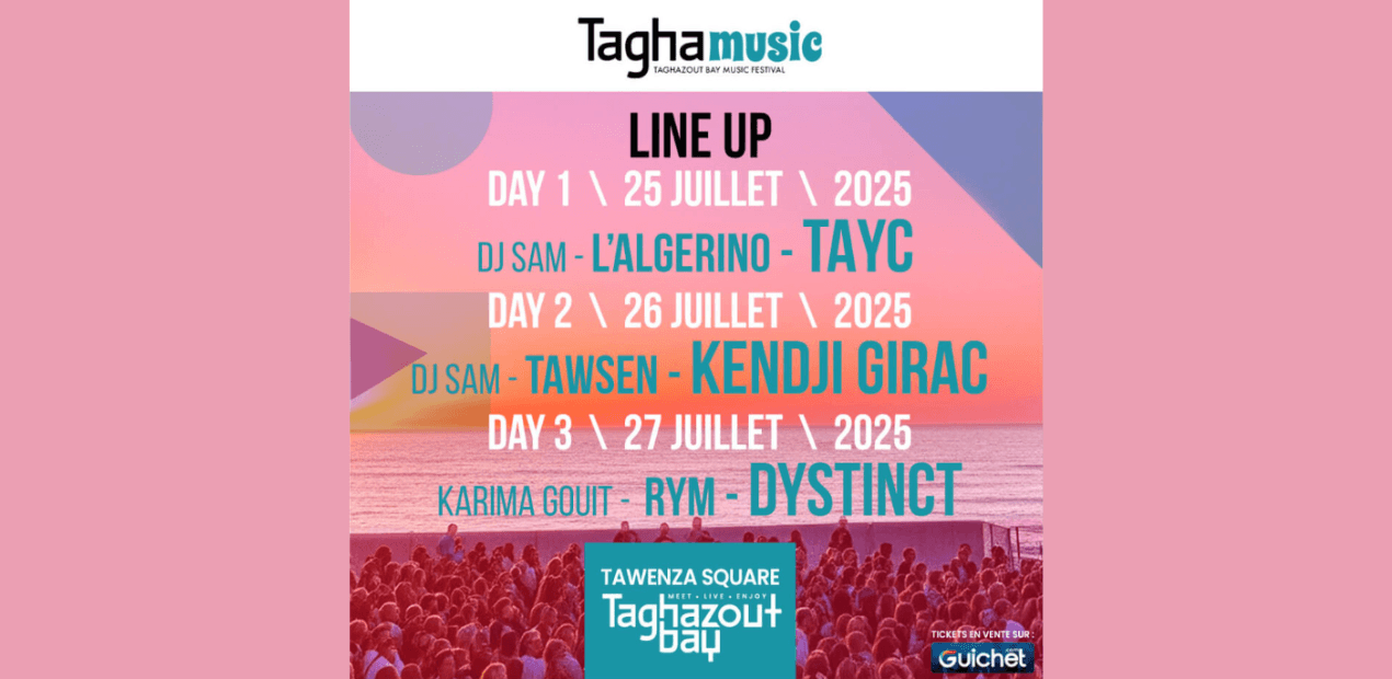 TAGHA MUSIC FESTIVAL 2025 – TAGHAZOUT BAY