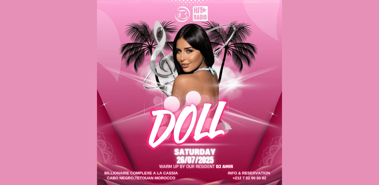 DOLL EN LIVE À CABO NEGRO LE 26 JUILLET 2025