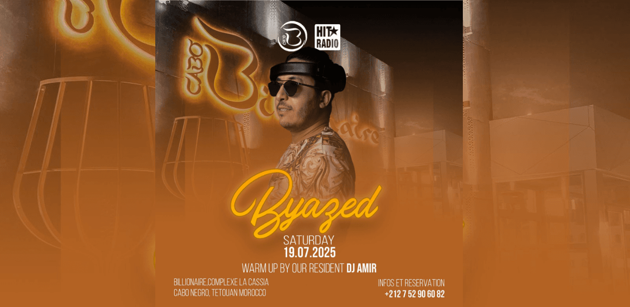 BYAZED EN LIVE AU BILLIONAIRE CABO LE 19 JUILLET 2025