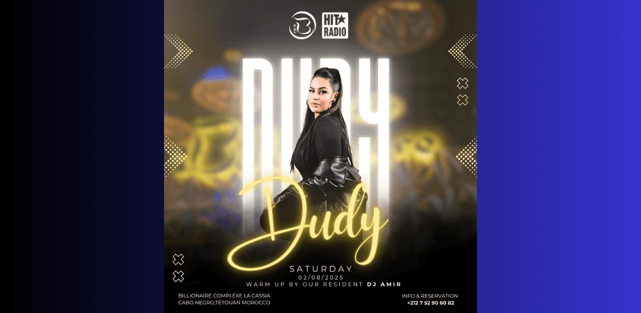 DUDY en live au Billionaire Cabo Negro : une reine de la scène pour une nuit 100 % vibes !