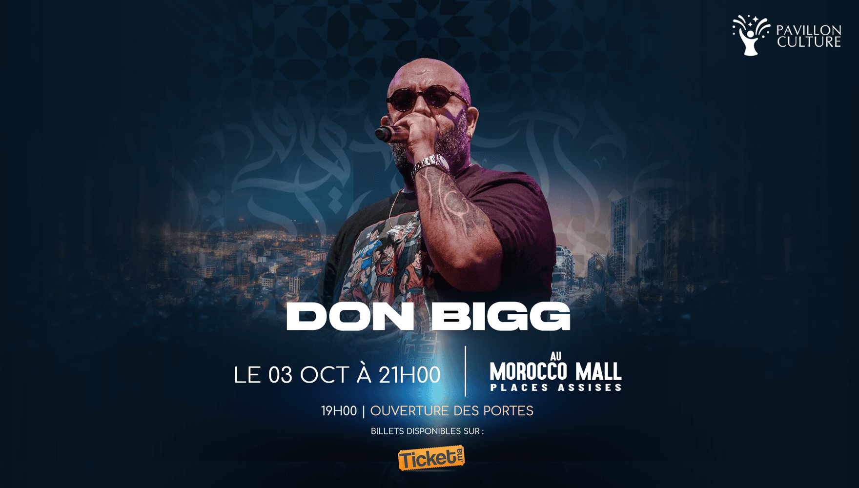Don Bigg en concert à Casablanca – Morocco Mall, le 3 octobre 2025