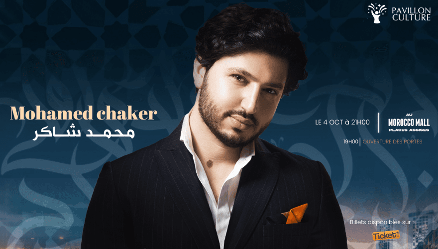 Mohamed Chaker en live à Casablanca – Une performance exceptionnelle au Morocco Mall