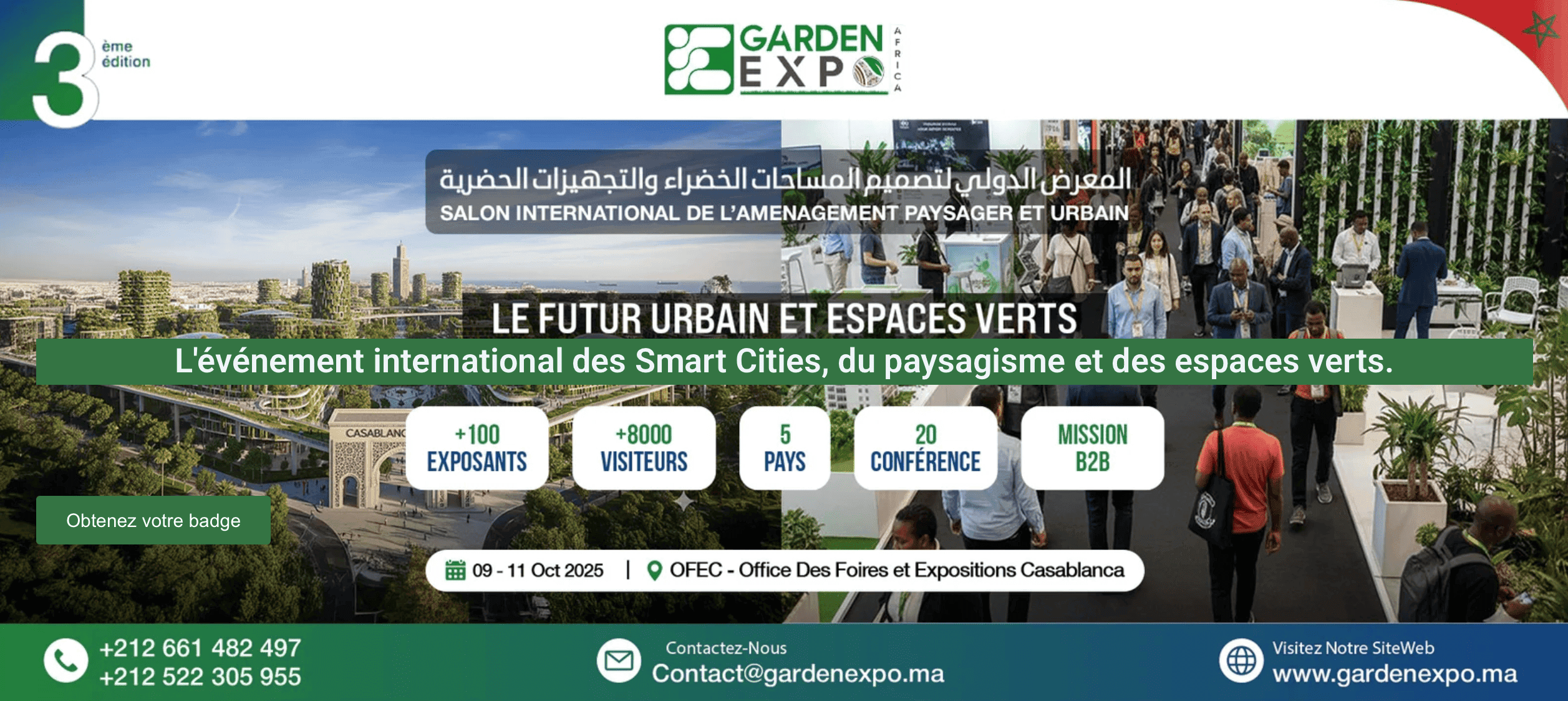 Garden Expo Africa : le rendez-vous marocain de l’aménagement paysager et du développement urbain durable