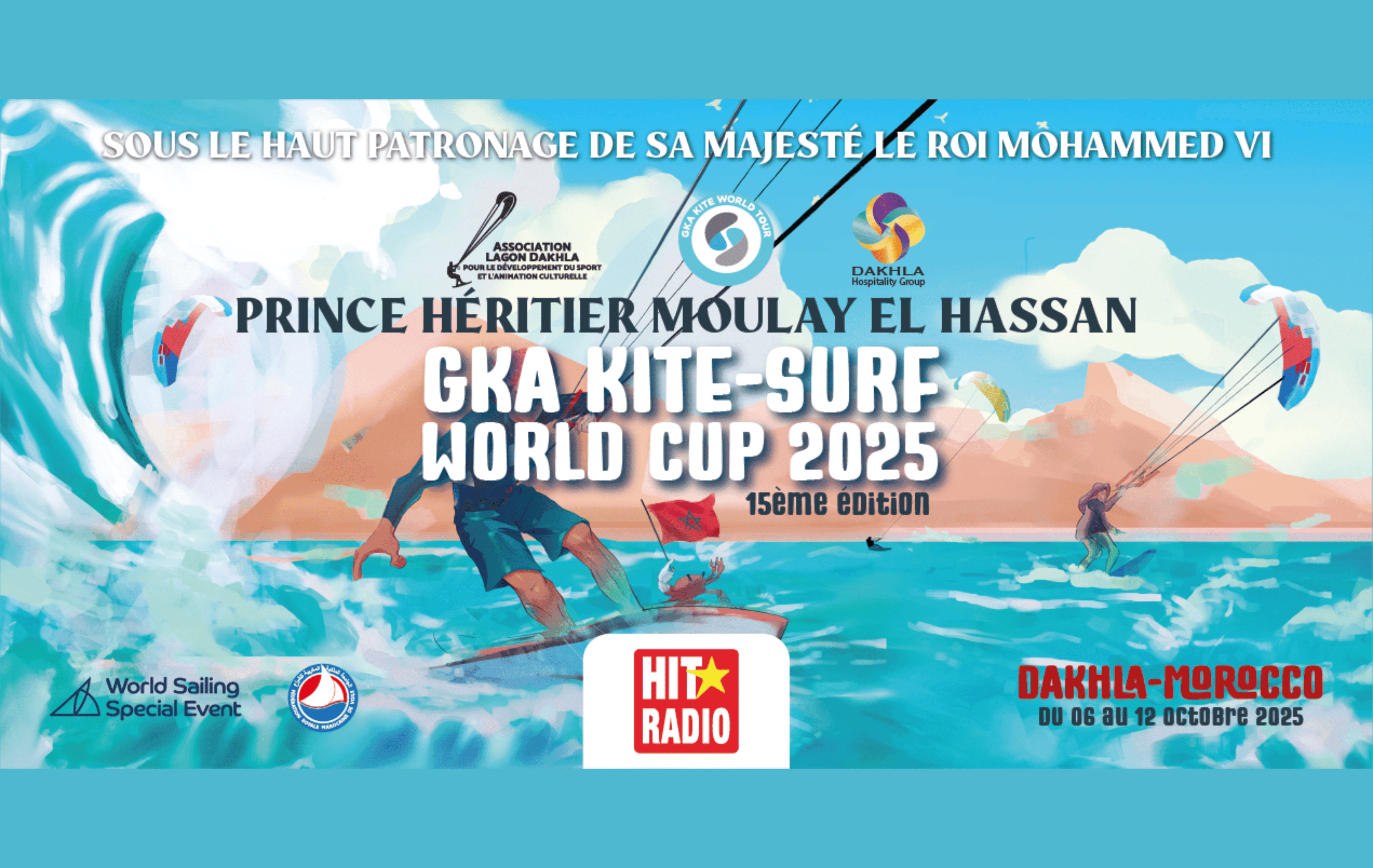 Prince Héritier Moulay El Hassan Kitesurfing World Cup 2025 à Dakhla