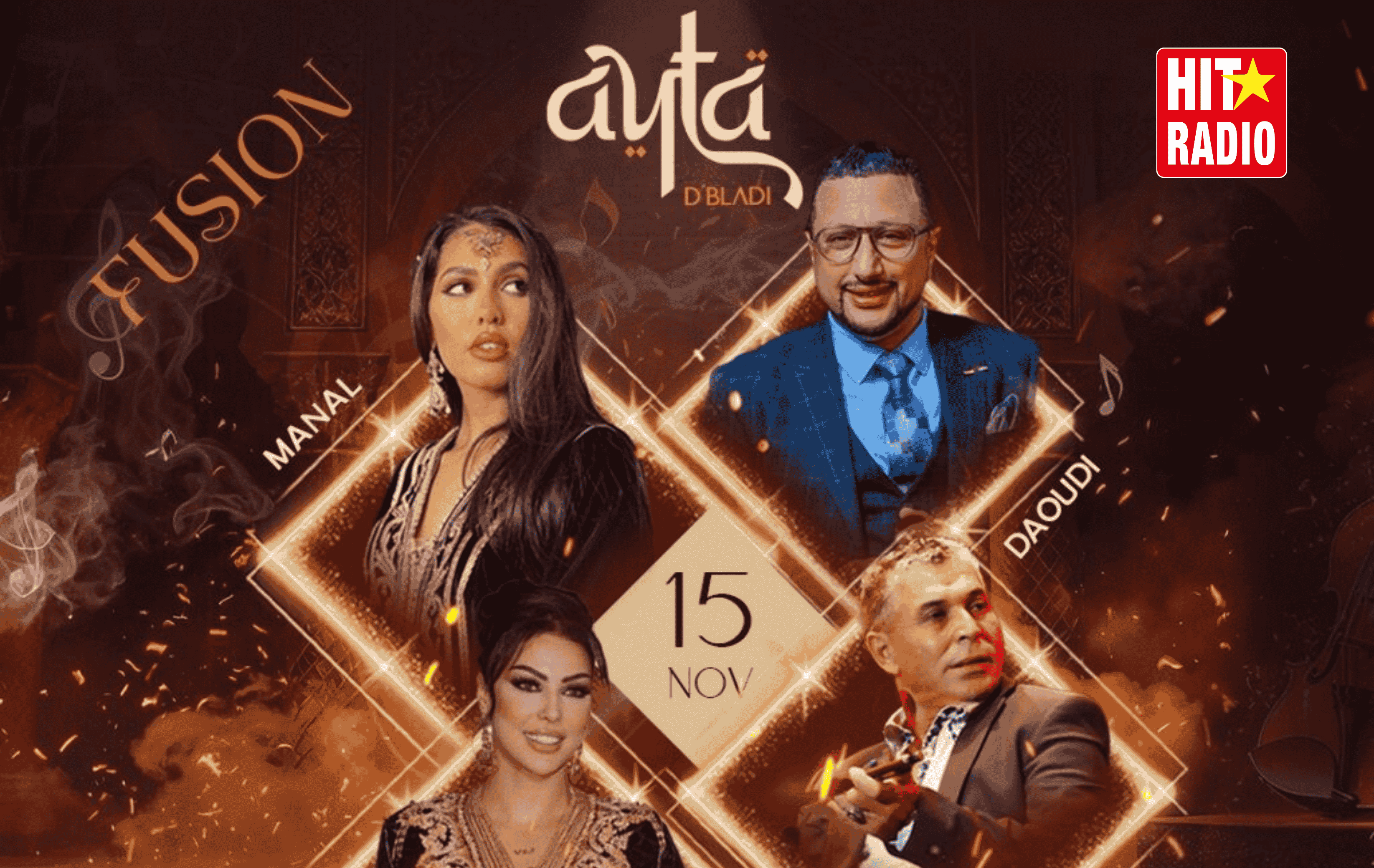 Ayta D’Bladi – Soirée du 15 novembre : un final grandiose entre Aïta et Pop à Casablanca