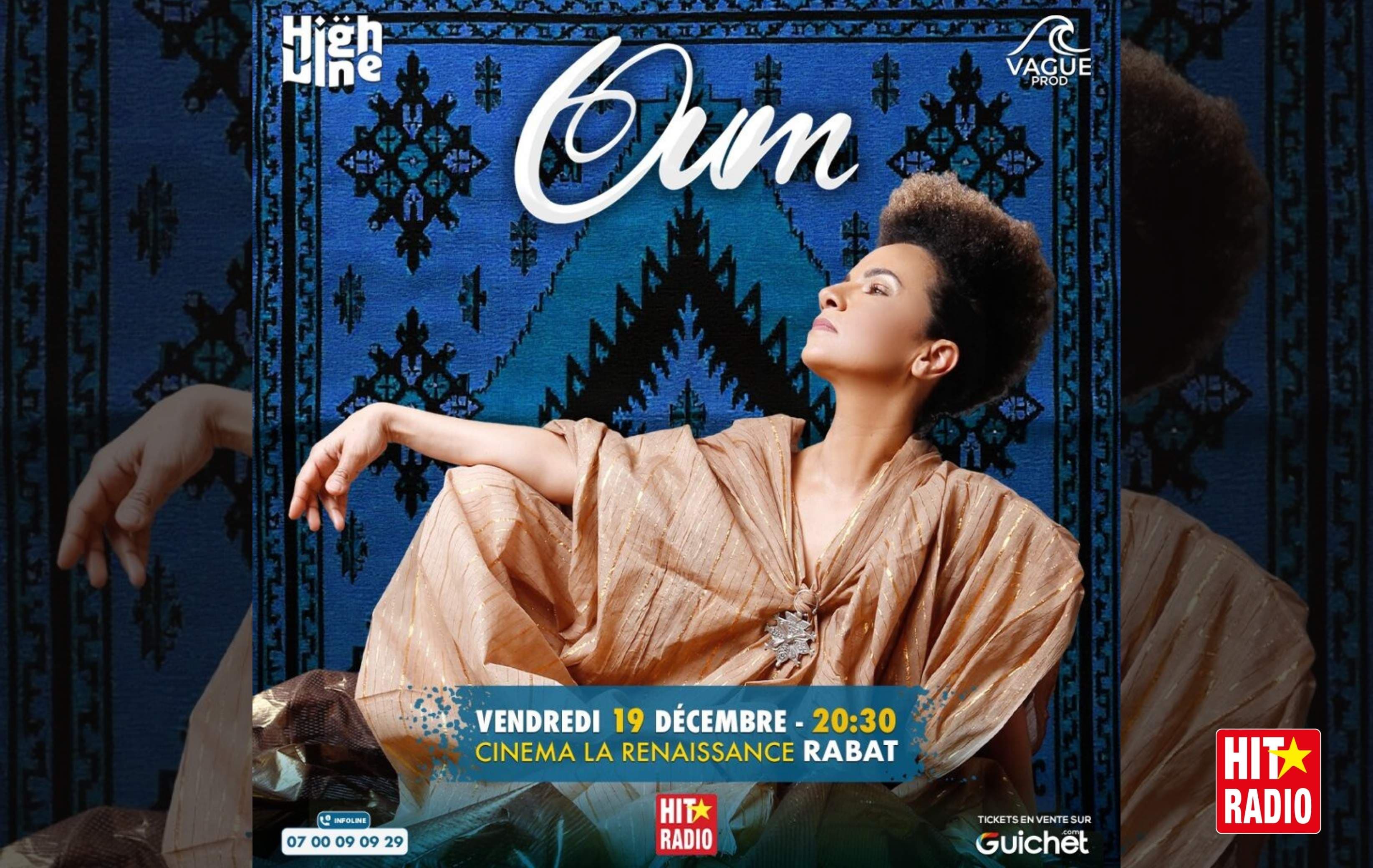 Oum en concert à Rabat : une soirée poétique et envoûtante au Cinéma Renaissance