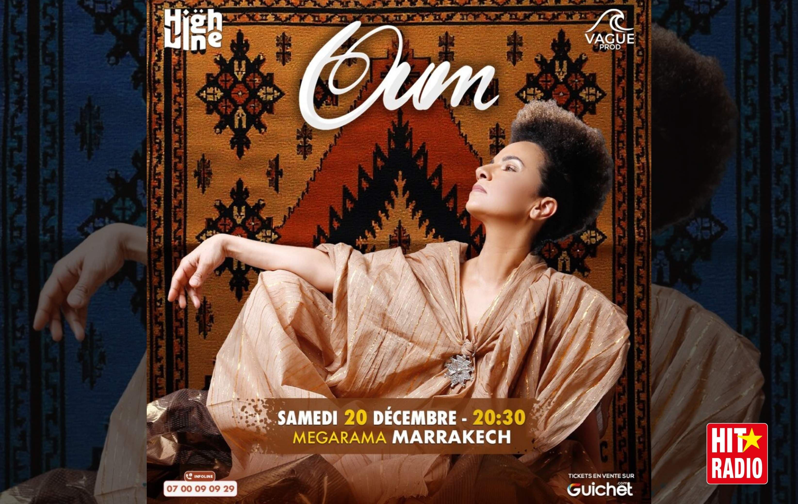 Oum en concert à Marrakech : une soirée poétique et envoûtante au Mégarama