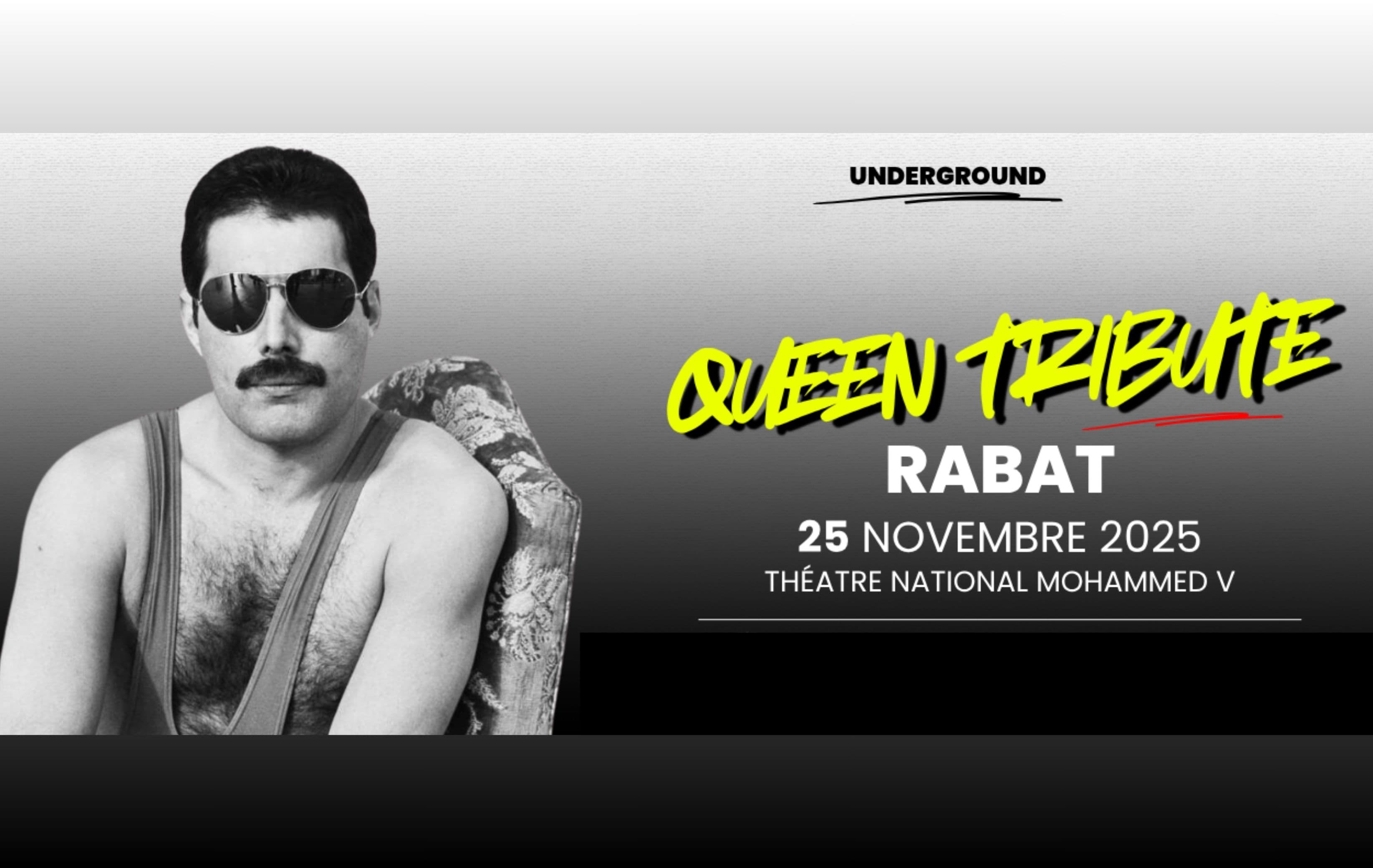Queen Tribute à Rabat : un hommage exceptionnel à Freddie Mercury au Théâtre National Mohammed V