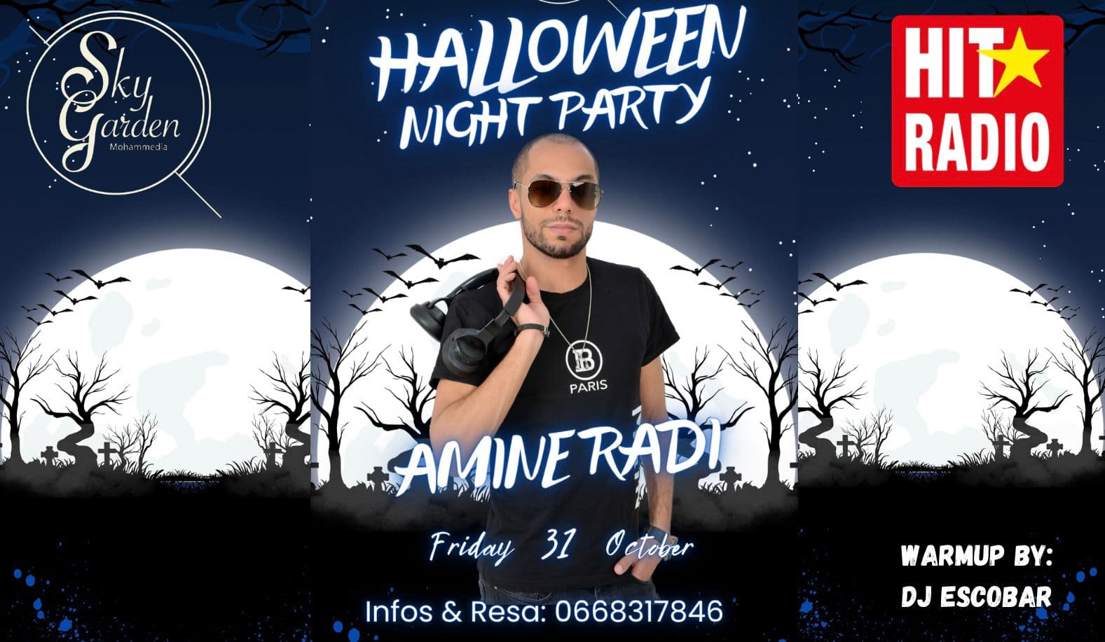 Amine Radi en showcase exclusif – Vendredi 31 octobre