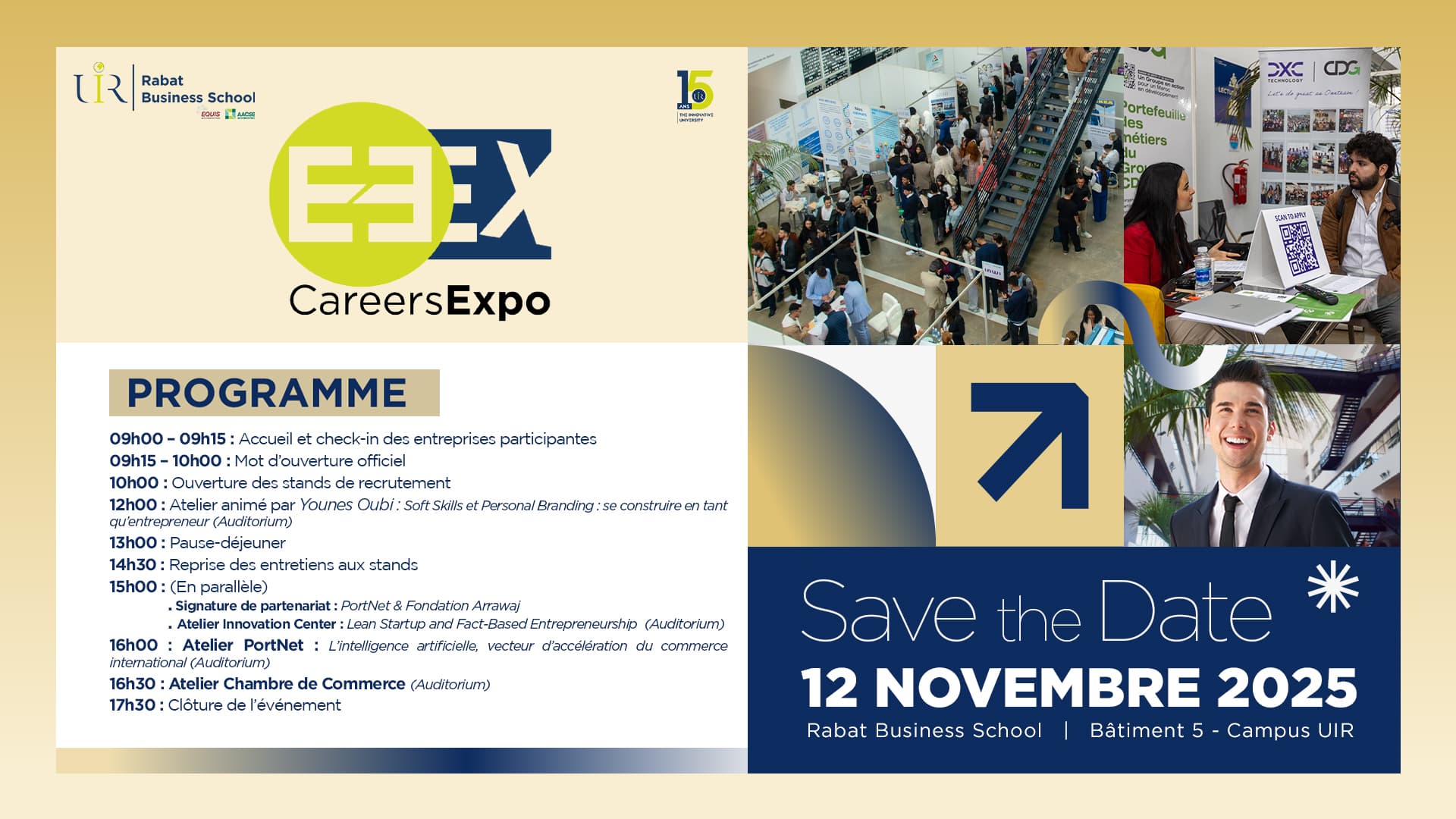La 6ᵉ édition du Careers Expo – Rabat Business School