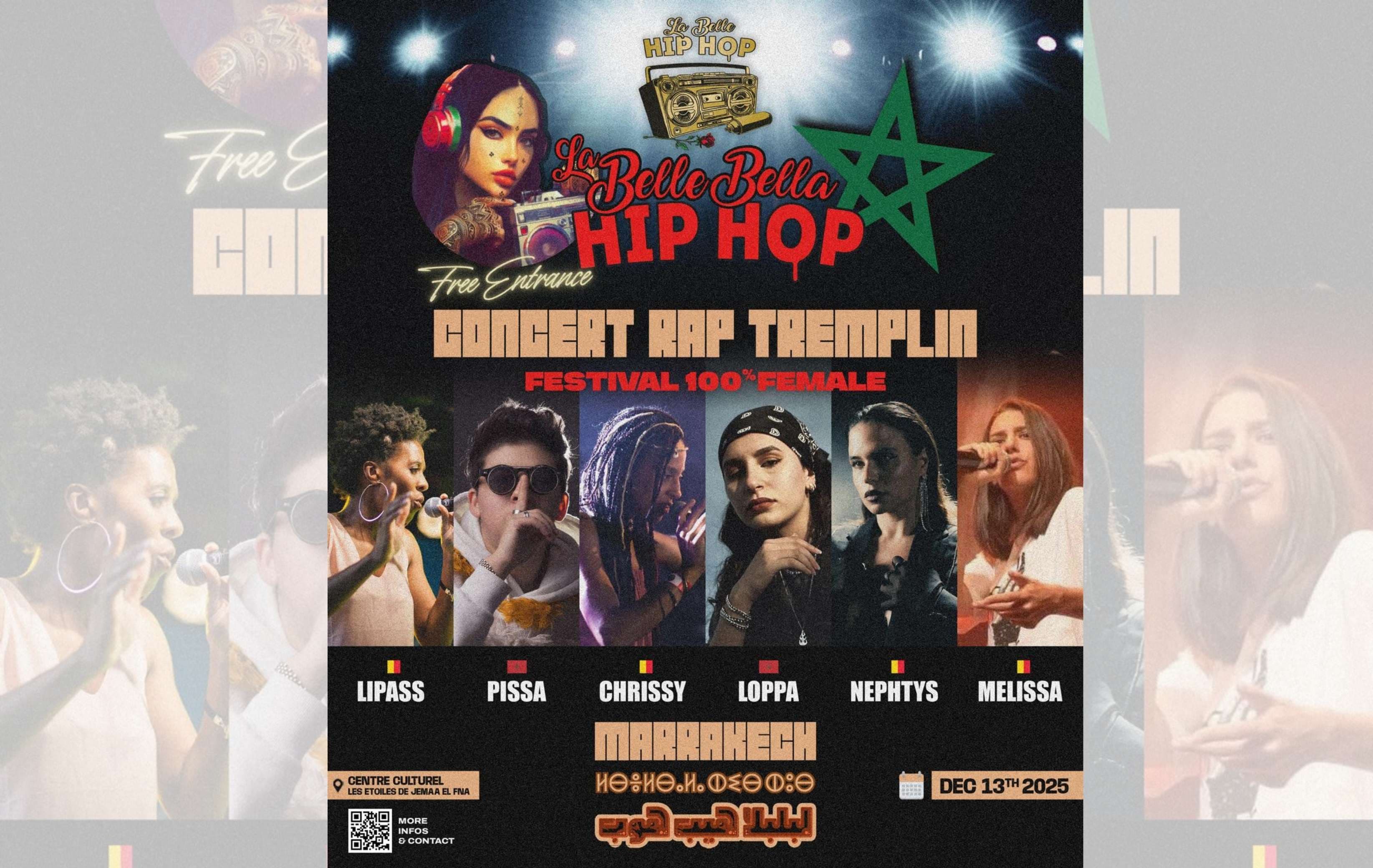 La Belle Bella Hip Hop : quand les femmes redessinent la scène urbaine à Marrakech