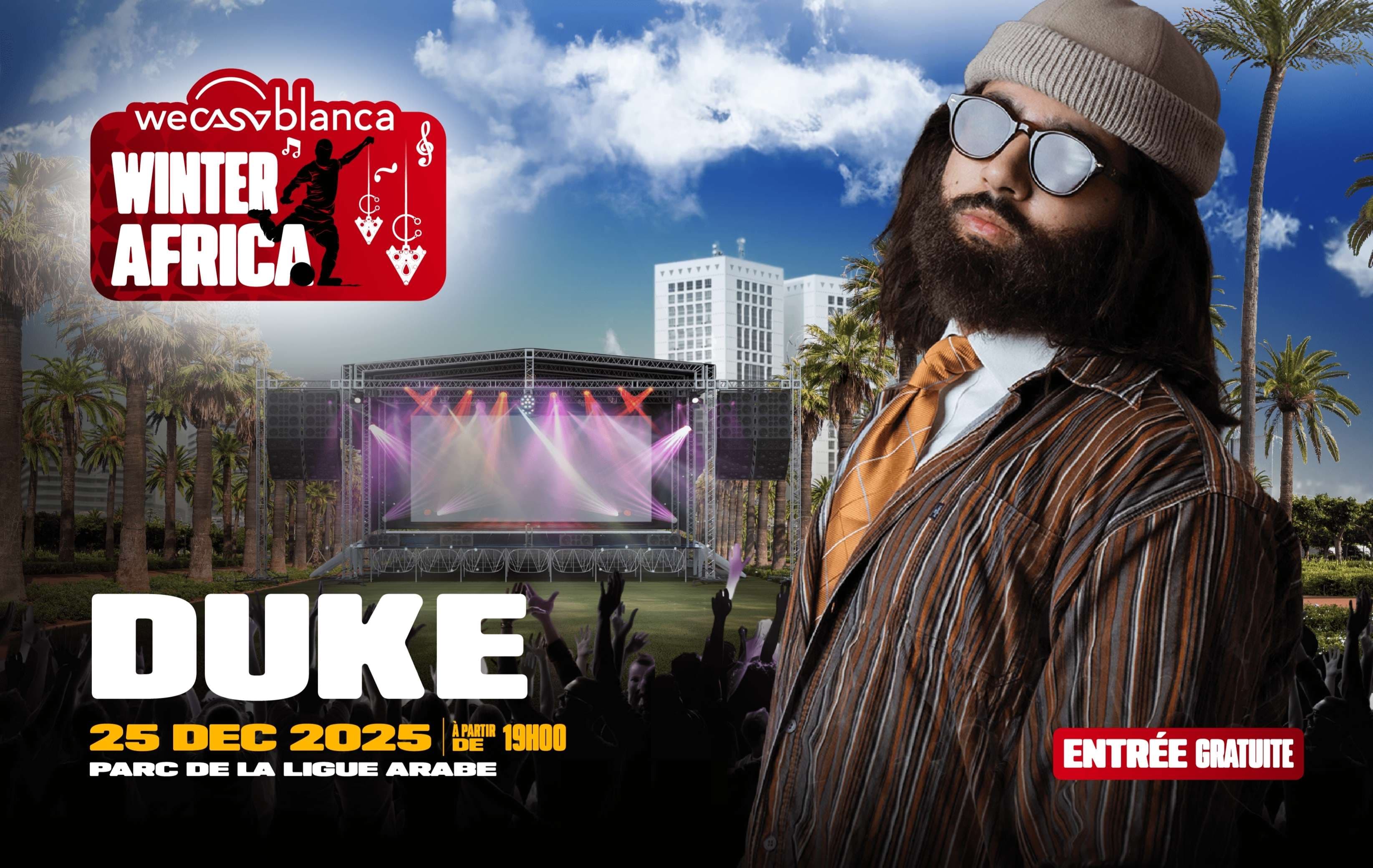 DUKE en concert au Winter Africa by WeCasablanca
