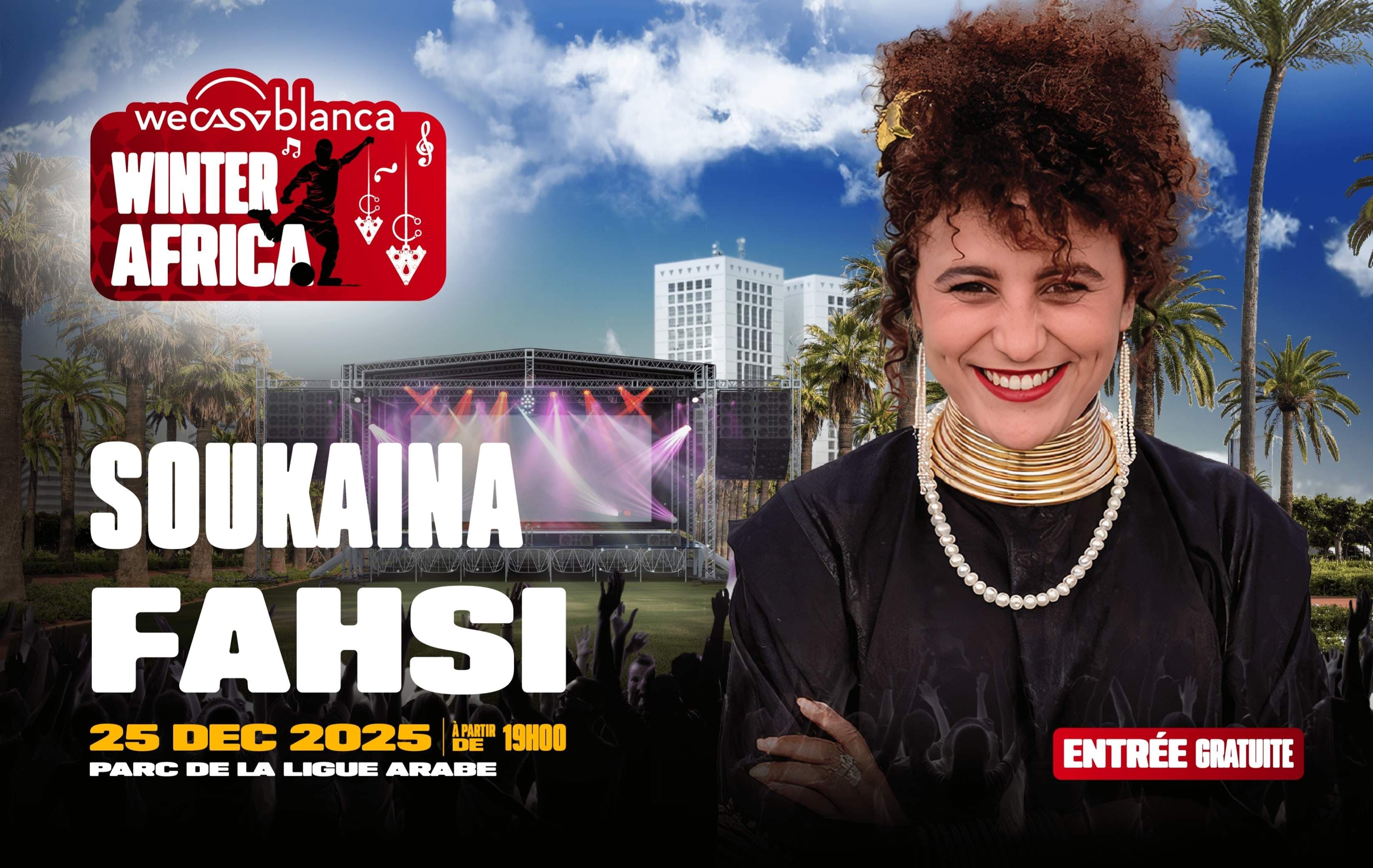 Soukaina Fahsi en live au Winter Africa by WeCasablanca