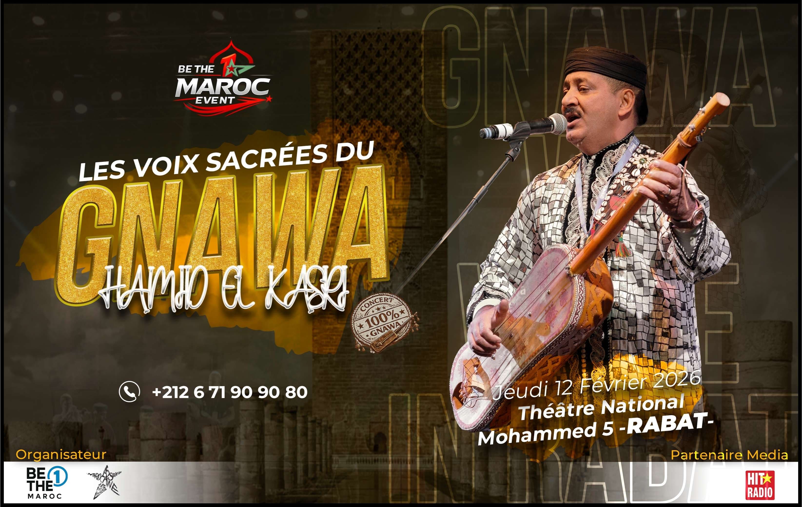 "Les Voix Sacrées du Gnawa" : Un Événement Musical Exceptionnel à Rabat