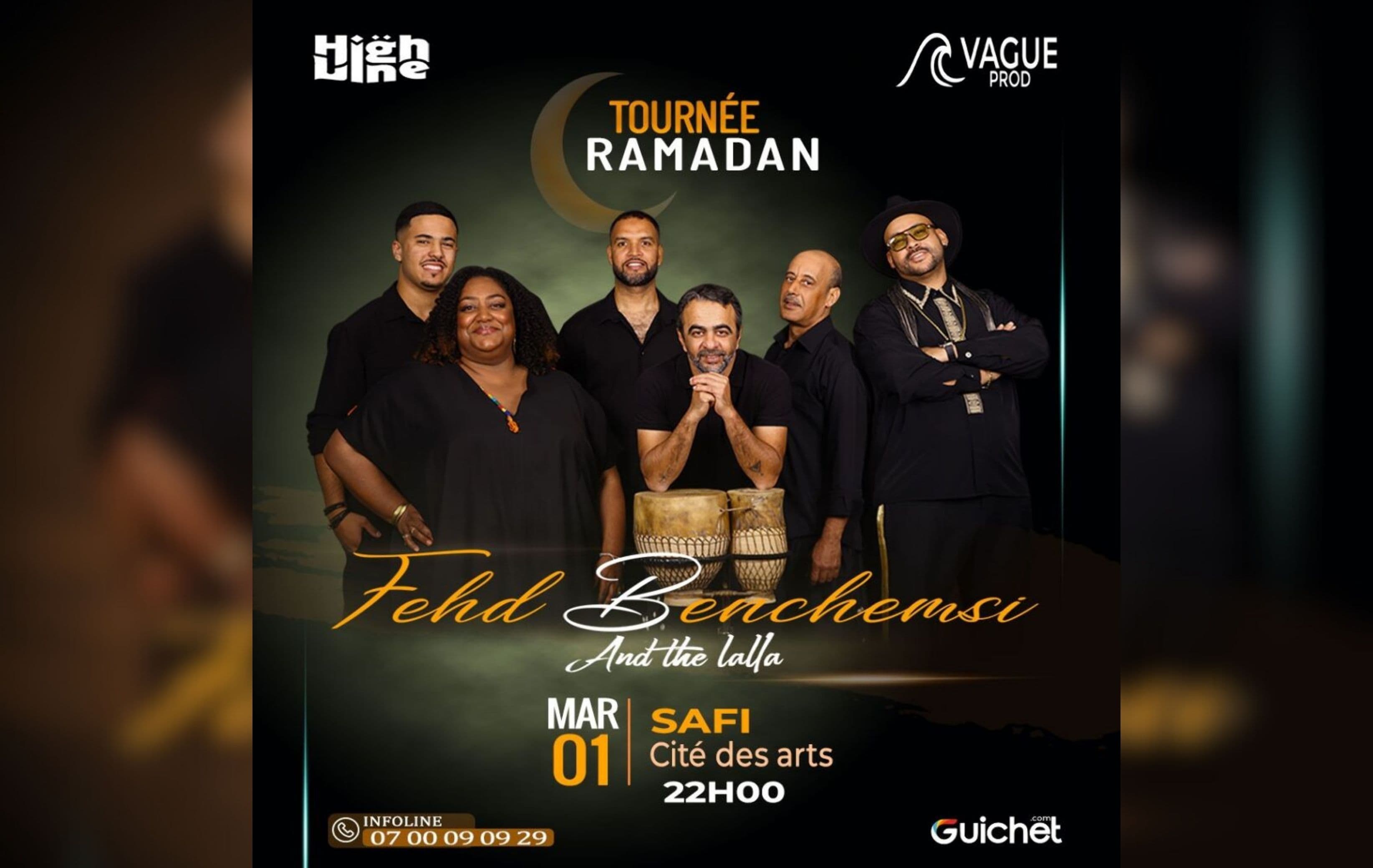 Fehd Benchemsi & The Lalla en concert à Safi pour la Tournée Ramadan