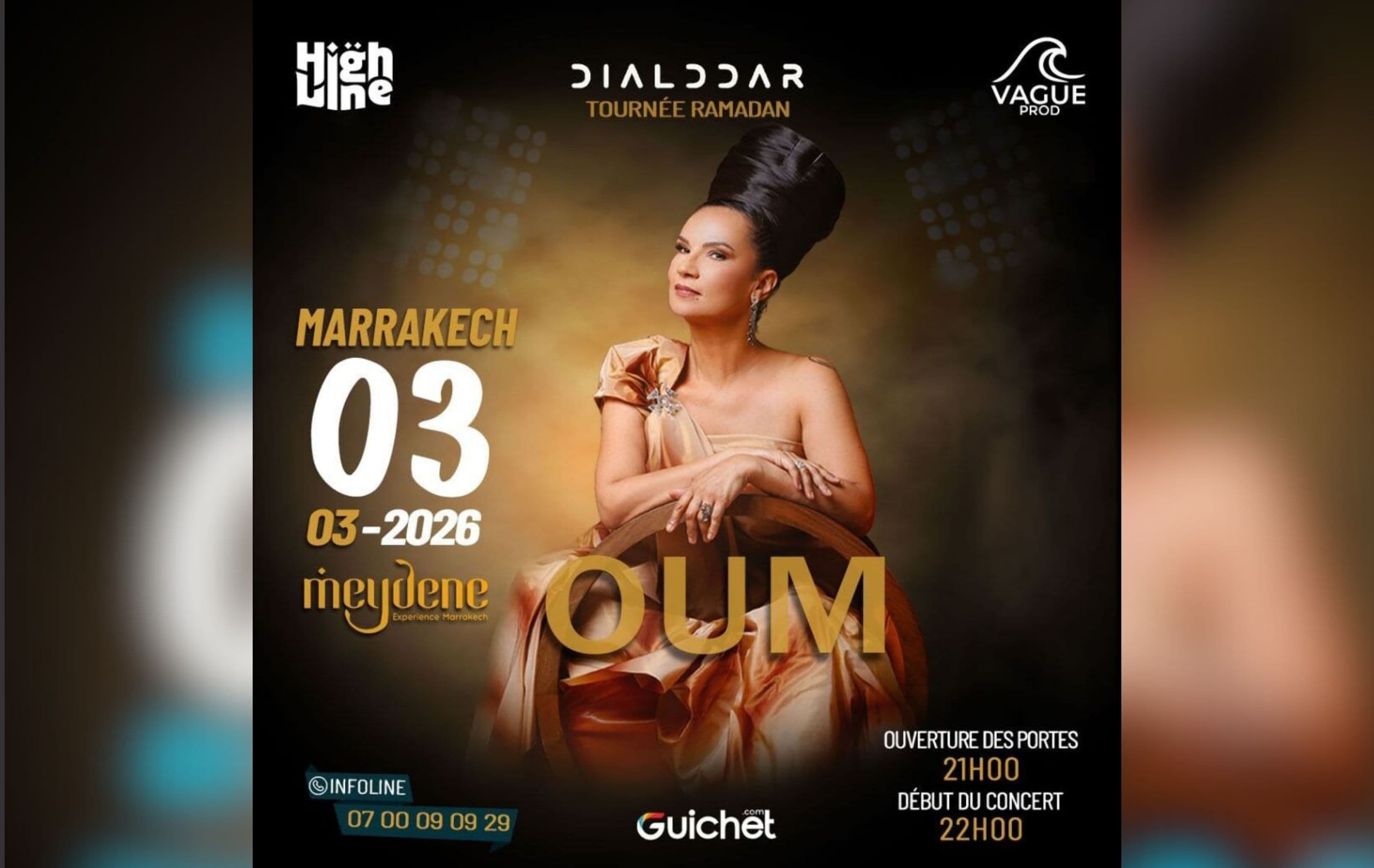 Oum en concert à Marrakech – Tournée Ramadan 2026