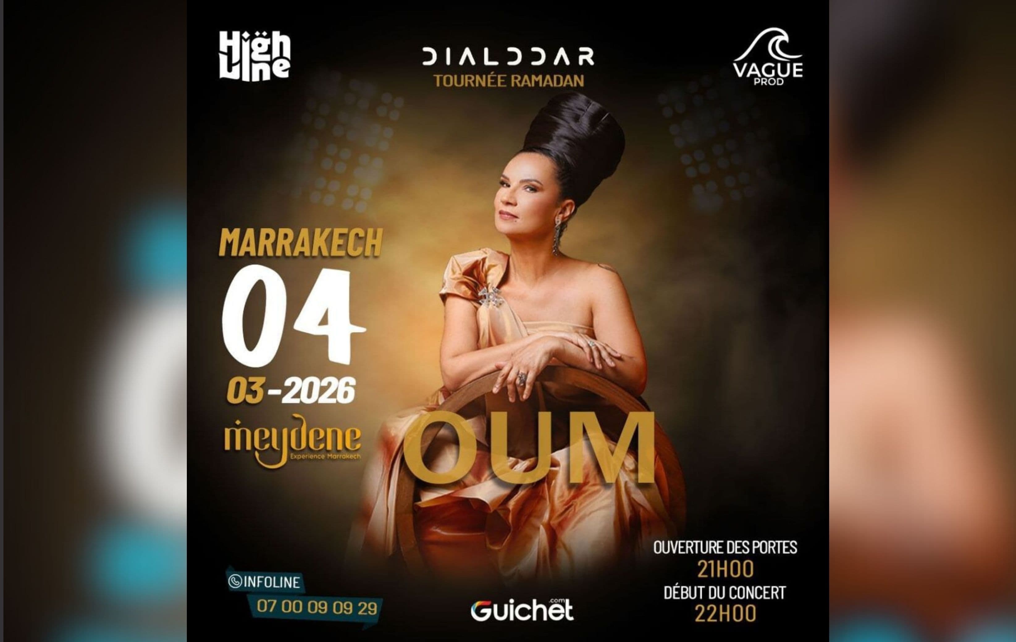Oum en concert à Marrakech