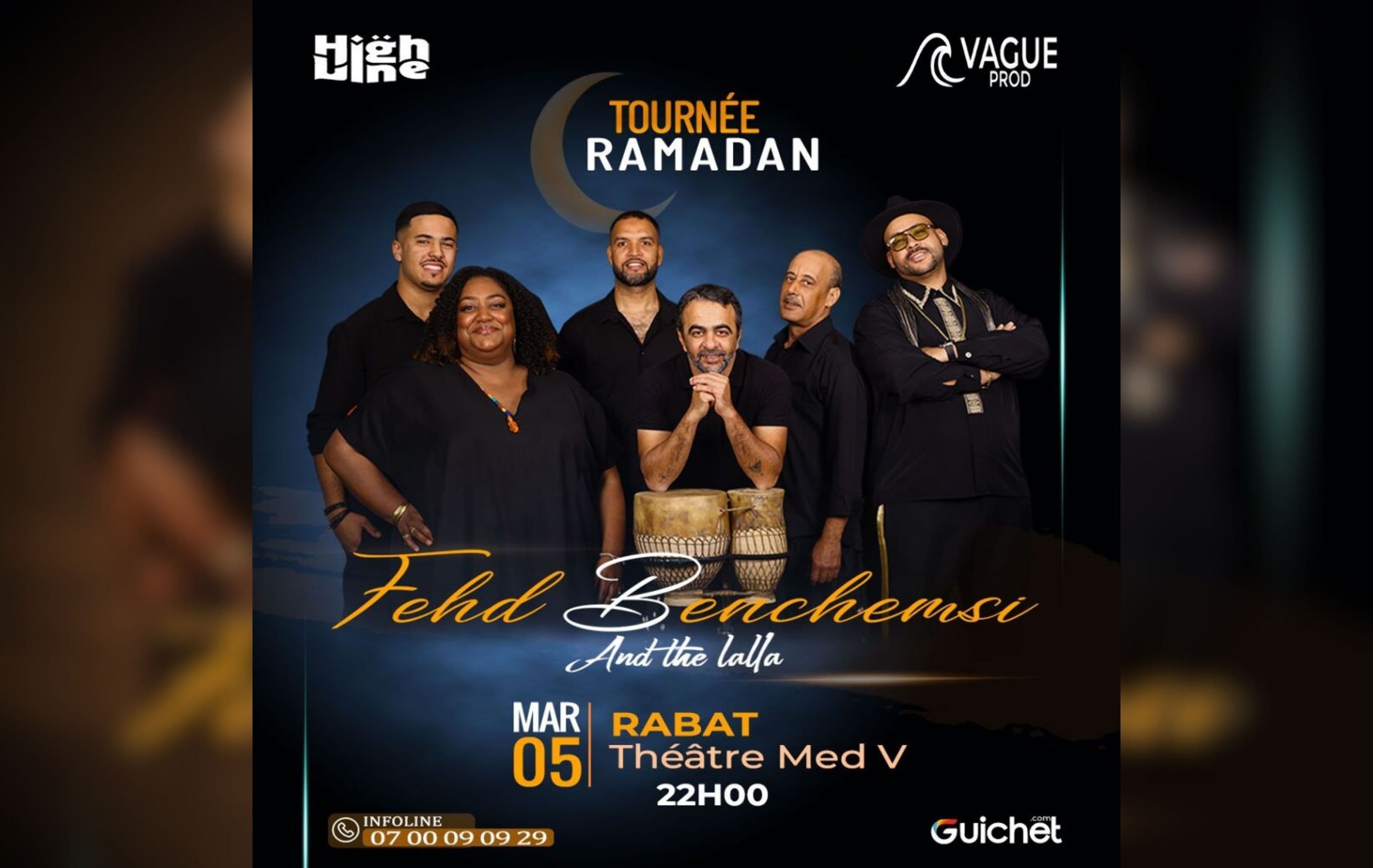 Fehd Benchemsi & The Lalla en concert à Rabat – Tournée Ramadan 2026