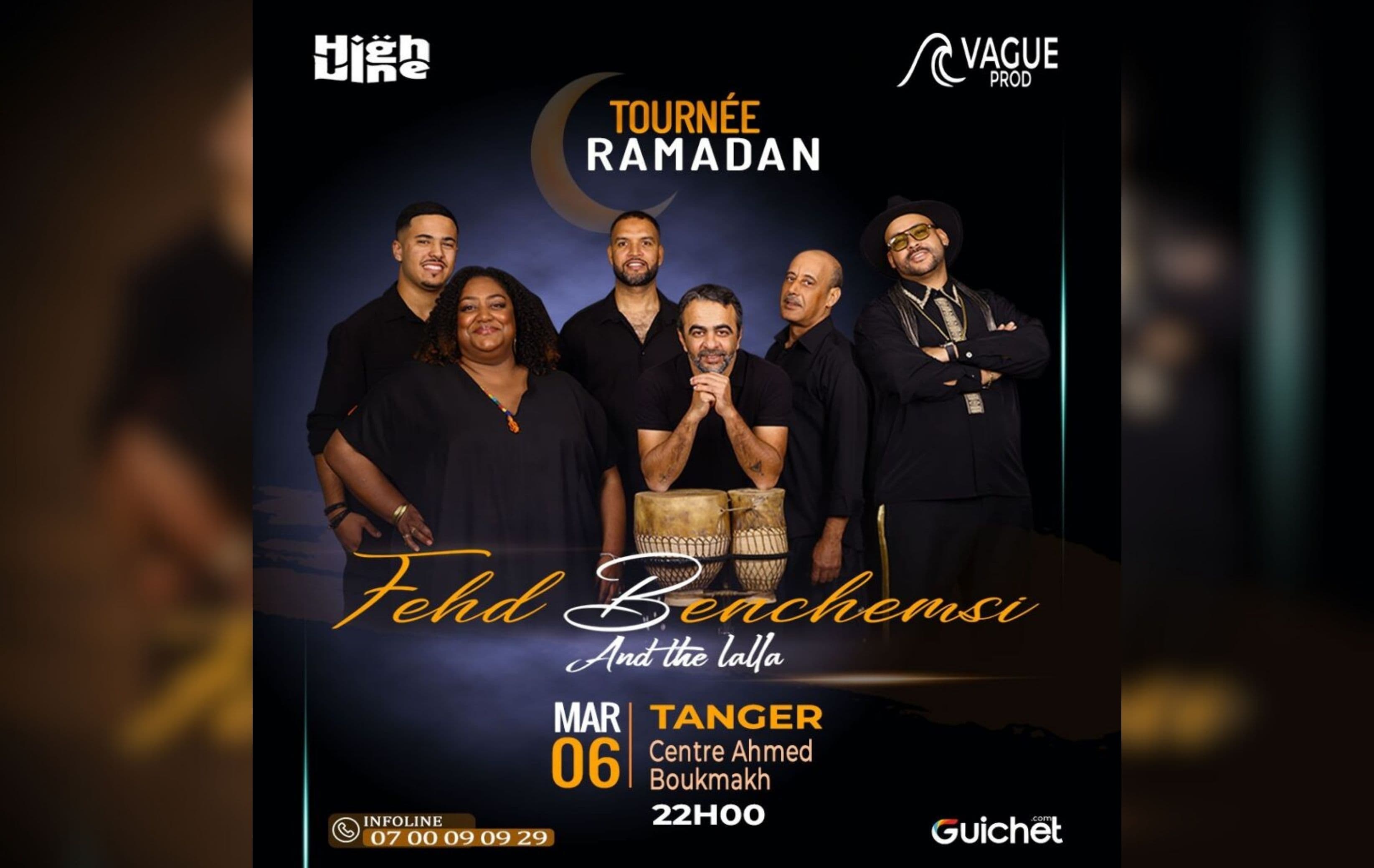 Fehd Benchemsi & The Lalla en concert à Tanger – Tournée Ramadan 2026