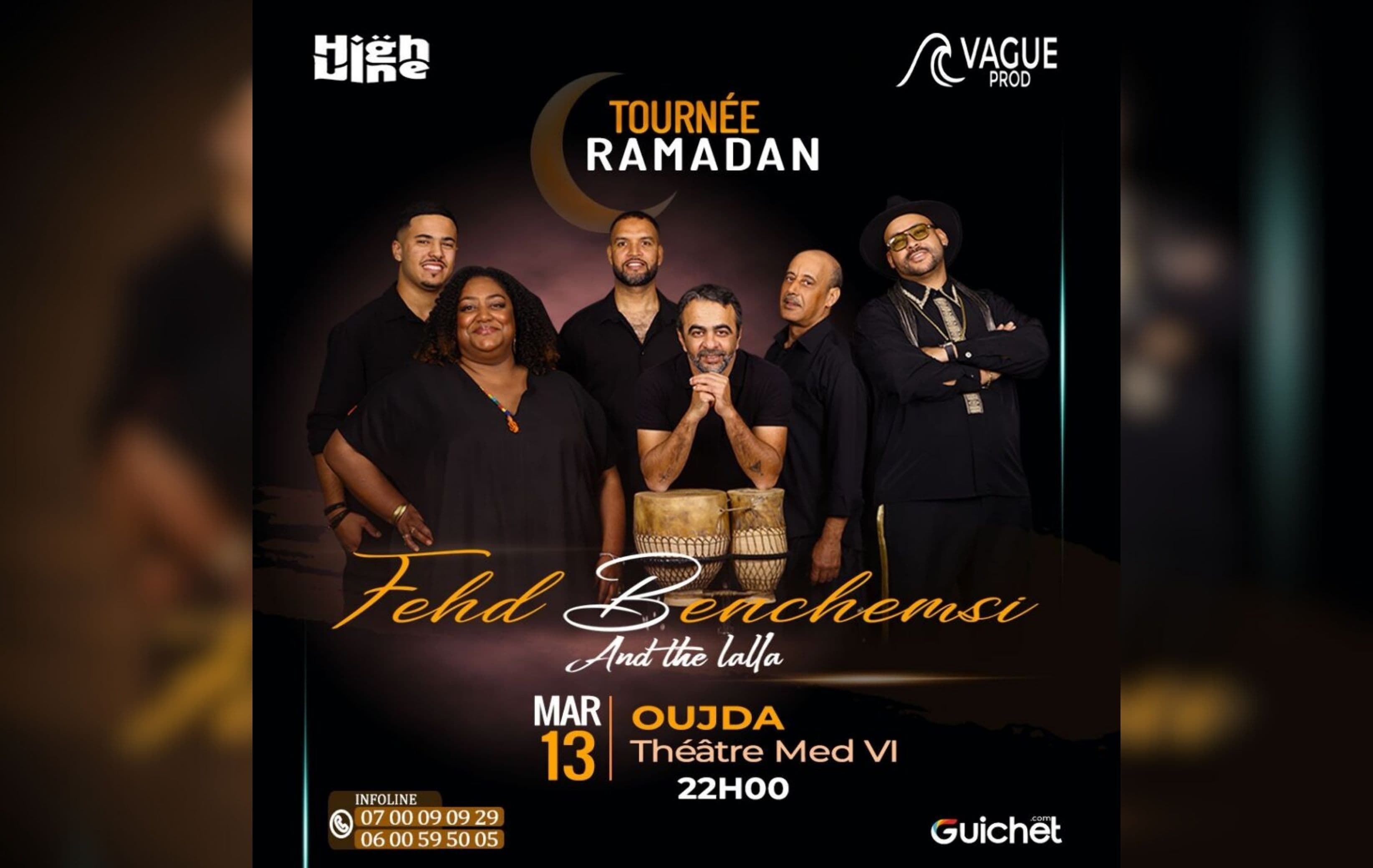 Fehd Benchemsi & The Lalla en concert à Oujda – Tournée Ramadan 2026