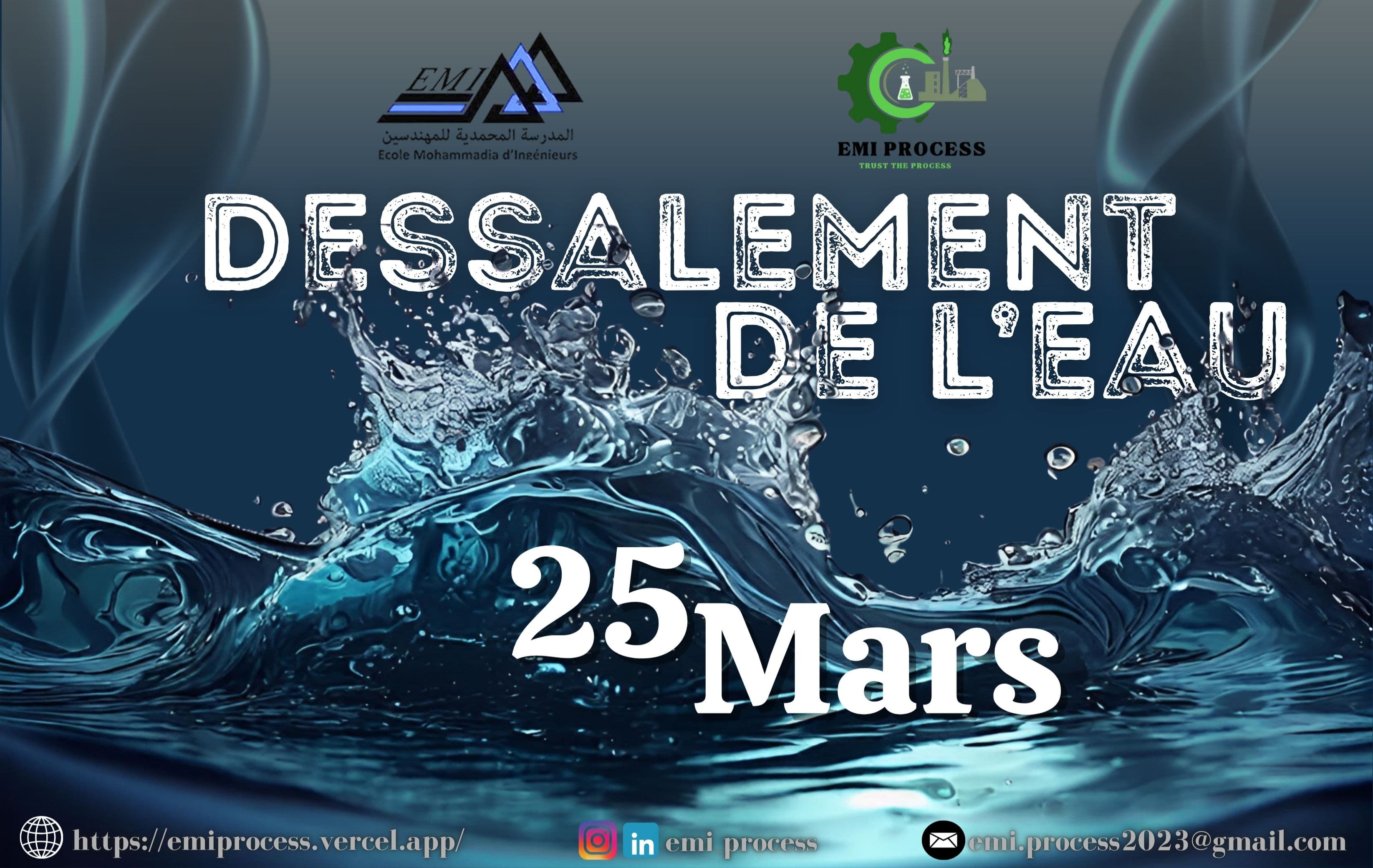 Dessalement de l’eau : une conférence au cœur des enjeux hydriques à l’École Mohammadia d’Ingénieurs